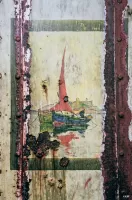 Ligne Maginot - COL DE BROUIS (CDB) - E01 - (Ouvrage d'infanterie) - Peinture murale 'Méditerranée'