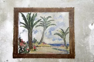 Ligne Maginot - COL DE BROUIS (CDB) - E01 - (Ouvrage d'infanterie) - Peinture murale 'Méditerranée'