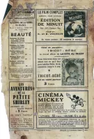 Ligne Maginot - COL DE BROUIS (CDB) - E01 - (Ouvrage d'infanterie) - Coupure de journal ornant le dos d'une porte de l'ouvrage