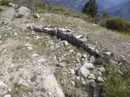 Ligne Maginot - CROIX DE COUGOULE 1 - (Blockhaus pour arme infanterie) - La tranchée comblée