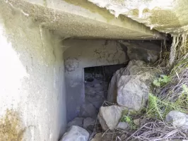 Ligne Maginot - GOLF DE SOSPEL (GS) - (Casemate d'infanterie - Simple) - Le dernier créneau visible