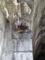 Ligne Maginot - GIGNE SUD (TUNNEL DE) - (Blockhaus pour arme infanterie) - Gond supérieur de la grille