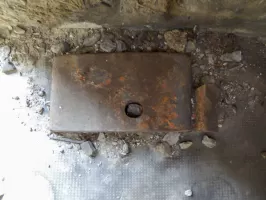 Ligne Maginot - GIGNE SUD (TUNNEL DE) - (Blockhaus pour arme infanterie) - Butée de la grille