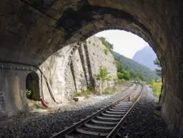 Ligne Maginot - GRAZIAN NORD  (TUNNEL DE ) - (Blockhaus pour arme infanterie) - Limite de la reconstruction