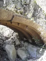 Ligne Maginot - LAVINA - (Observatoire d'infanterie) - Un abri en tôle métro à proximité
