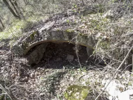 Ligne Maginot - LAVINA - (Observatoire d'infanterie) - Un abri en tôle métro à proximité