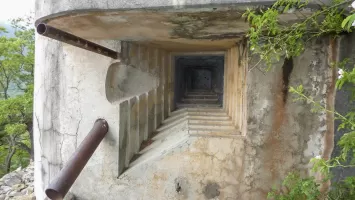 Ligne Maginot - MONTE GROSSO (MG) - E02 - (Ouvrage d'artillerie) - Bloc 3
Créneau JM arrière