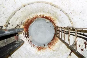 Ligne Maginot - MONTE GROSSO (MG) - E02 - (Ouvrage d'artillerie) - Bloc 8
Cloche GFM en béton