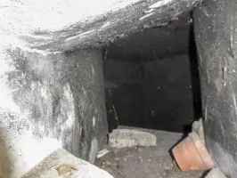 Ligne Maginot - O52 - OREGLIA (Blockhaus pour arme infanterie) - L'intérieur avec le deuxième créneau