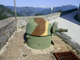 Ligne Maginot - PITSOLA (TD N° 566) - (Cuve pour arme d'infanterie) - La TD déposée au Fort du Barbonnet