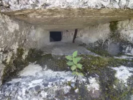 Ligne Maginot - BAISSE DU LOUP - (Blockhaus pour arme infanterie) - Détail d’un créneau