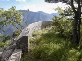 Ligne Maginot - CROIX DE FOISSA - (Observatoire d'artillerie) - Accès de l'observatoire par les terrasses de tir (Séré de Rivières)
