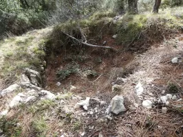 Ligne Maginot - CROIX de MURATORE (Observatoire d'artillerie) - Position passagère d'infanterie à la croix de Muratore. L'une ou l'autre est peut-être l'observatoire.