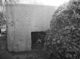 Ligne Maginot - DOUANE - (Blockhaus pour arme infanterie) - L'accès par l'arrière du blockhaus
