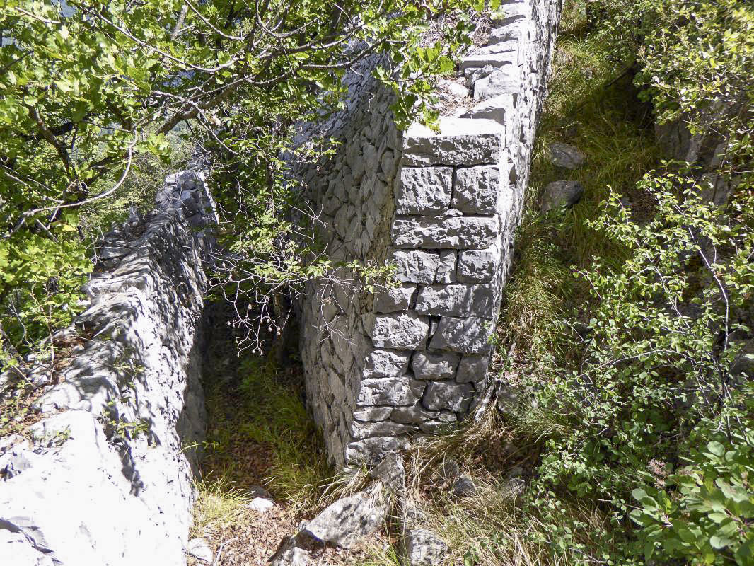 Ligne Maginot - BARBONNET NORD 2 - (Blockhaus pour arme infanterie) - Tranchée de la défense Séré de Rivières