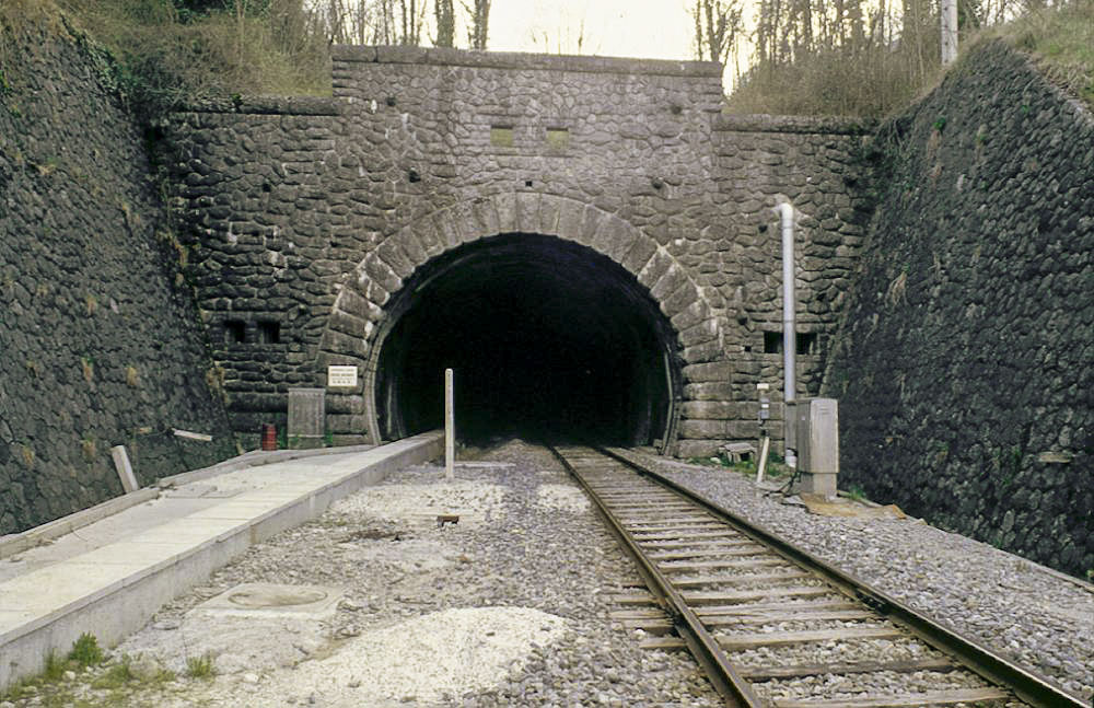 Ligne Maginot - BRAUS NORD (TUNNEL DE ) - (Blockhaus pour arme infanterie) - L'entrée du tunnel, avec les deux blockhaus de défense  de part et d'autre