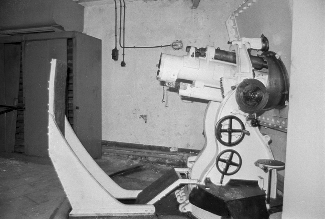 Ligne Maginot - Ouvrage d'artillerie du MONTE-GROSSO - Bloc 3
Canon obusier de 75 Mle29