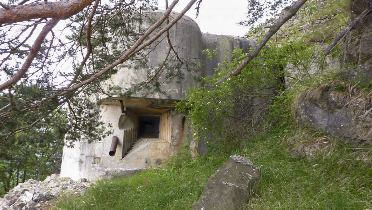 Ligne Maginot - MONTE GROSSO (MG) - E02 - (Ouvrage d'artillerie) - Bloc 3
Créneau JM arrière