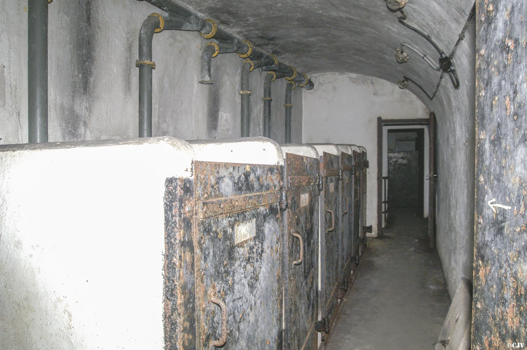 Ligne Maginot - MONTE GROSSO (MG) - E02 - (Ouvrage d'artillerie) - Les latrines