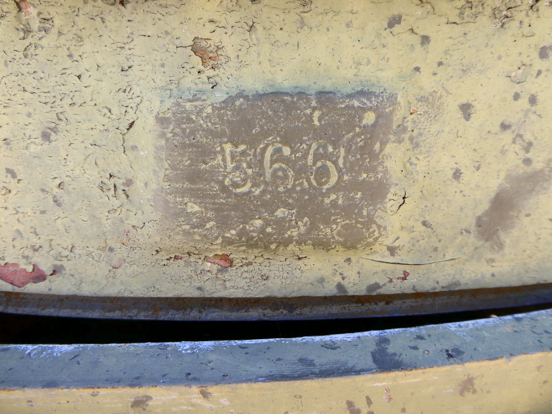Ligne Maginot - PITSOLA (TD N° 566) - (Cuve pour arme d'infanterie) - Identification