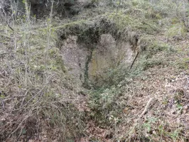 Ligne Maginot - LA COUPIERE SUD - (Position d'artillerie préparée) - Fouille cylindrique