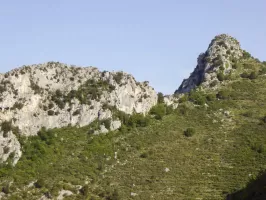 Ligne Maginot - LA PENA (PE) - (Ouvrage d'infanterie) - Le Rocher de la Penna