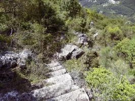 Ligne Maginot - LA PENA (PE) - (Ouvrage d'infanterie) - Vers le blockhaus 1 bis