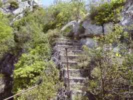 Ligne Maginot - LA PENA (PE) - (Ouvrage d'infanterie) - Vers le blockhaus 1 bis