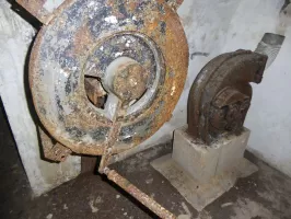 Ligne Maginot - LA PENA (PE) - (Ouvrage d'infanterie) - Le casernement intérieur
Ventilation manuelle