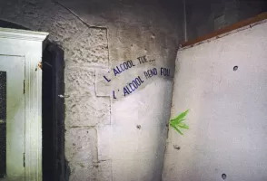 Ligne Maginot - MONT CHAUVE D'ASPREMONT - (Central téléphonique isolé) - Fresques intérieures