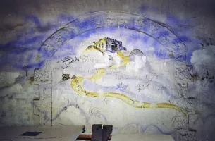 Ligne Maginot - MONT CHAUVE D'ASPREMONT - (Central téléphonique isolé) - Fresques intérieures