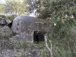 Ligne Maginot - MONT GROS DE ROQUEBRUNE - (Observatoire d'artillerie) - Bloc cheminée destiné à l'évacuation des gaz d'échappement du groupe électrogène et de l'air vicié