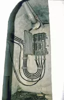 Ligne Maginot - MONT GROS DE ROQUEBRUNE - (Observatoire d'artillerie) - Le répartiteur téléphonique principal de l'ouvrage