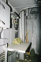 Ligne Maginot - MONT GROS DE ROQUEBRUNE - (Observatoire d'artillerie) - Le bureau de l'observateur avec ses trois prises téléphoniques