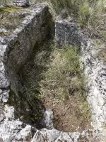 Ligne Maginot - PIERRE POINTUE C4 - (Cuve pour arme d'infanterie) - 