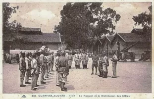 Ligne Maginot - QUARTIER AUVARE - SAINT ROCH (157° RAP) - (Casernement) - La distribution du courrier