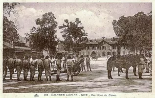 Ligne Maginot - QUARTIER AUVARE - SAINT ROCH (157° RAP) - (Casernement) - Exercices au canon 