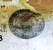 Ligne Maginot - TETE DE CHIEN - (Casernement) - Peinture murale dans le bâtiment G
Détail