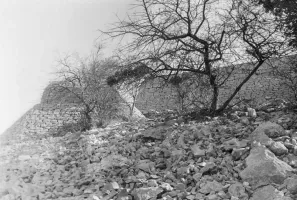 Ligne Maginot - TETE DU LOUP - (Position d'artillerie préparée) - Plateforme pour piéce d'artillerie