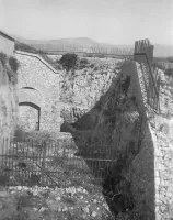 Ligne Maginot - TETE DE CHIEN - FORT MASSENA (6° BIE - 157° RAP) - (Position d'artillerie préparée) - Photo prise en 1944 par les soldats américains