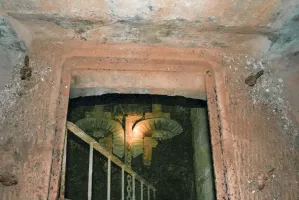 Ligne Maginot - TETE DE CHIEN - FORT MASSENA (6° BIE - 157° RAP) - (Position d'artillerie préparée) - Mécanisme d'éclipse du verrou