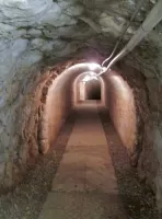 Ligne Maginot - TETE DE CHIEN - FORT MASSENA (6° BIE - 157° RAP) - (Position d'artillerie préparée) - Une des nombreuses galeries