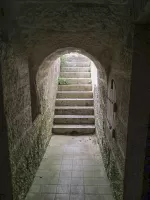 Ligne Maginot - TETE DE CHIEN - FORT MASSENA (6° BIE - 157° RAP) - (Position d'artillerie préparée) - Accès à la cour intérieure