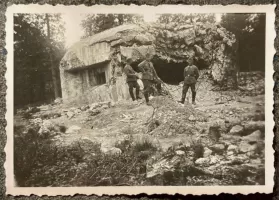 Ligne Maginot - B755 - ROUTE DE WILLIES - (Blockhaus pour canon) - Le blockhaus en 1940