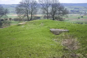 Ligne Maginot - O46 - SONNENBERG - (Observatoire d'artillerie) - On distingue au loin l'axe routier Mondorf-Les-Bains (Grand Duché de Luxembourg) Thionville.