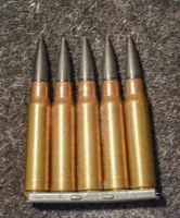 Ligne Maginot - Cartouches de 7,5 - Cartouches de 7,5 mm modèle 1929 D à balle lourde modèle 1933 D pour FM 24/29 et mitrailleuses Reibel MAC 31