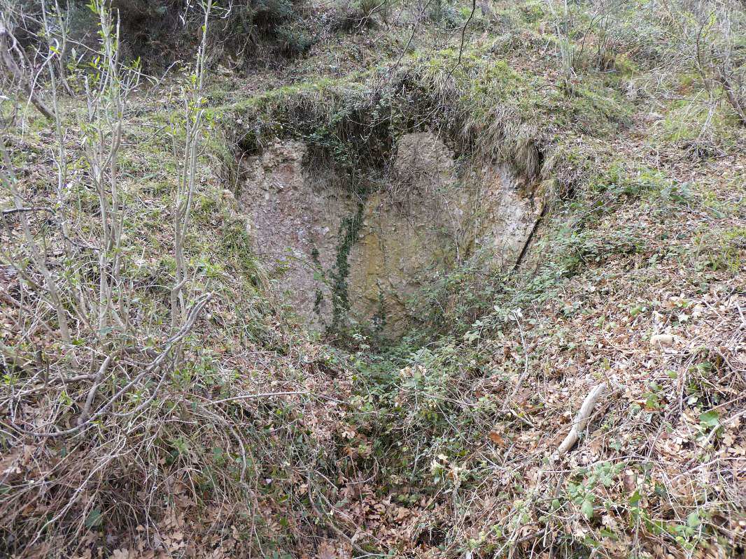 Ligne Maginot - LA COUPIERE SUD - (Position d'artillerie préparée) - Fouille cylindrique - ELLENA - CUNY