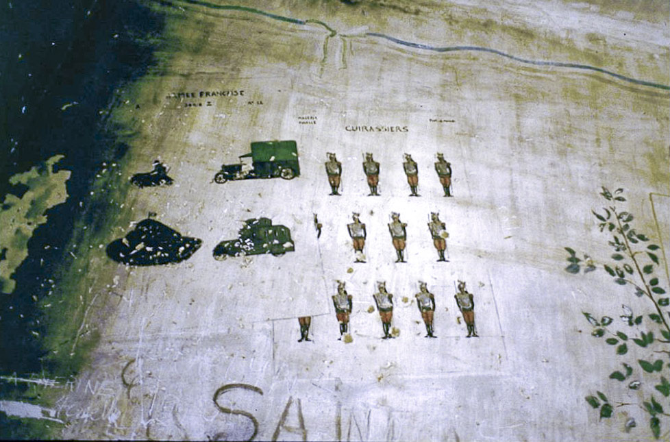 Ligne Maginot - MONT CHAUVE D'ASPREMONT - (Central téléphonique isolé) - Fresques / dessins