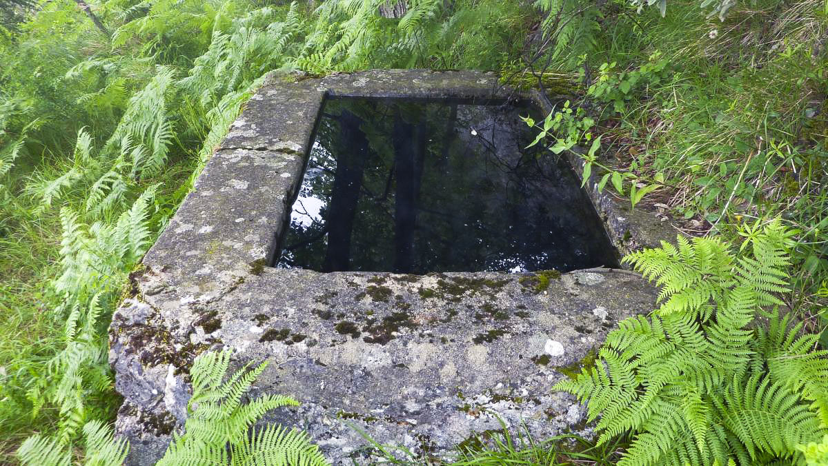Ligne Maginot - MONT GROS DE ROQUEBRUNE - (Observatoire d'artillerie) - Bassin