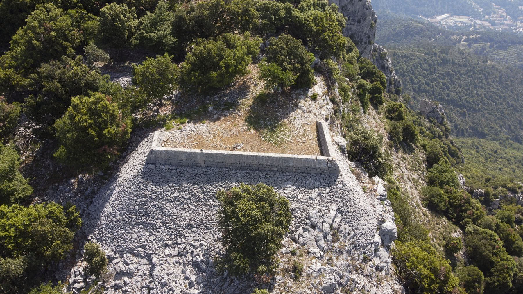 Ligne Maginot - SIRICOCCA SUD - (Observatoire d'artillerie) - Parapet sud - ELLENA - CUNY